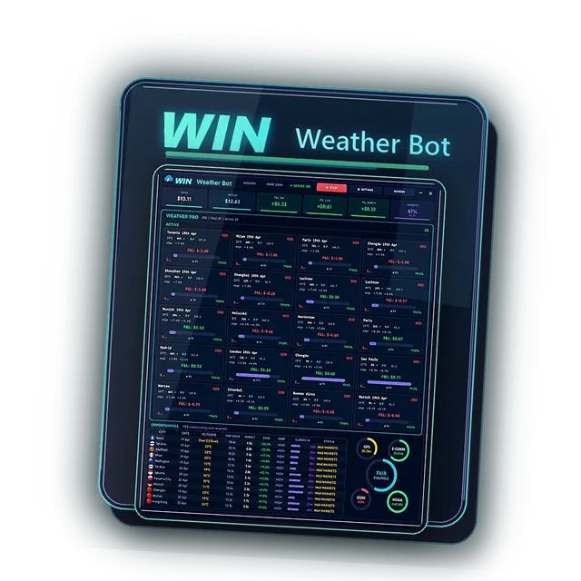 WIN Weather Bot dashboard